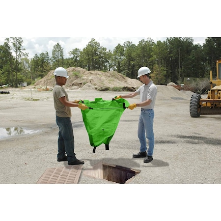 Ultratech Ultra-Drain Guard, Reusable, 24'' x 24'', Regular Flow, 8 Overflow Ports 9840